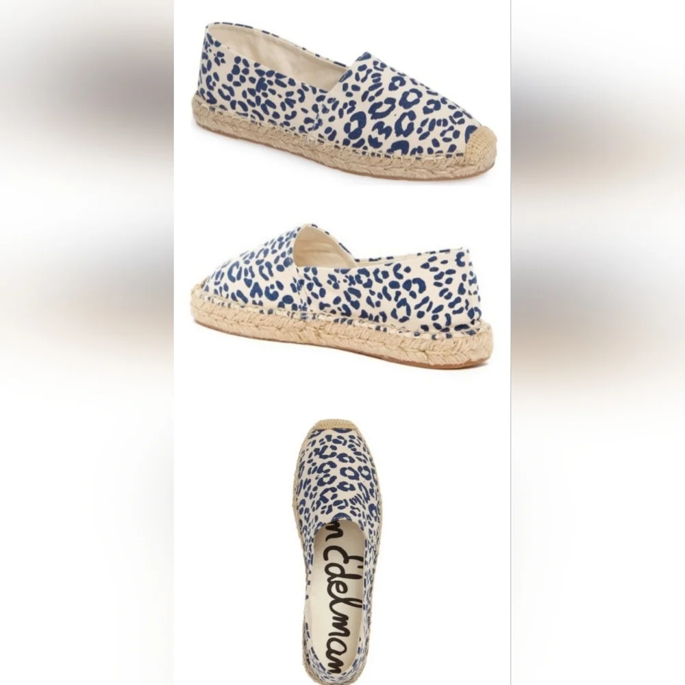 Sam Edelman Verona Slip On Espadrilles Leopard Size 8